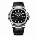 Nautilus Leather Strap Master Lock - Black