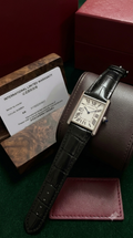 WHITE DIAL BLACK STRAP AUTO MOVEMENT