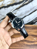 Tag Heuer Calibre 5 Leather Strap Watch