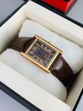 CT  BROWN DIAL BROWN STRAP